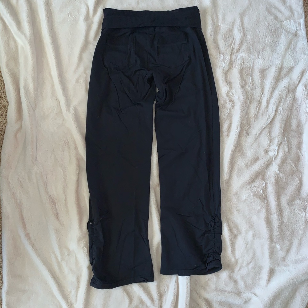 Athleta Black Pants with Drawstring Leg - Picture 5 of 7